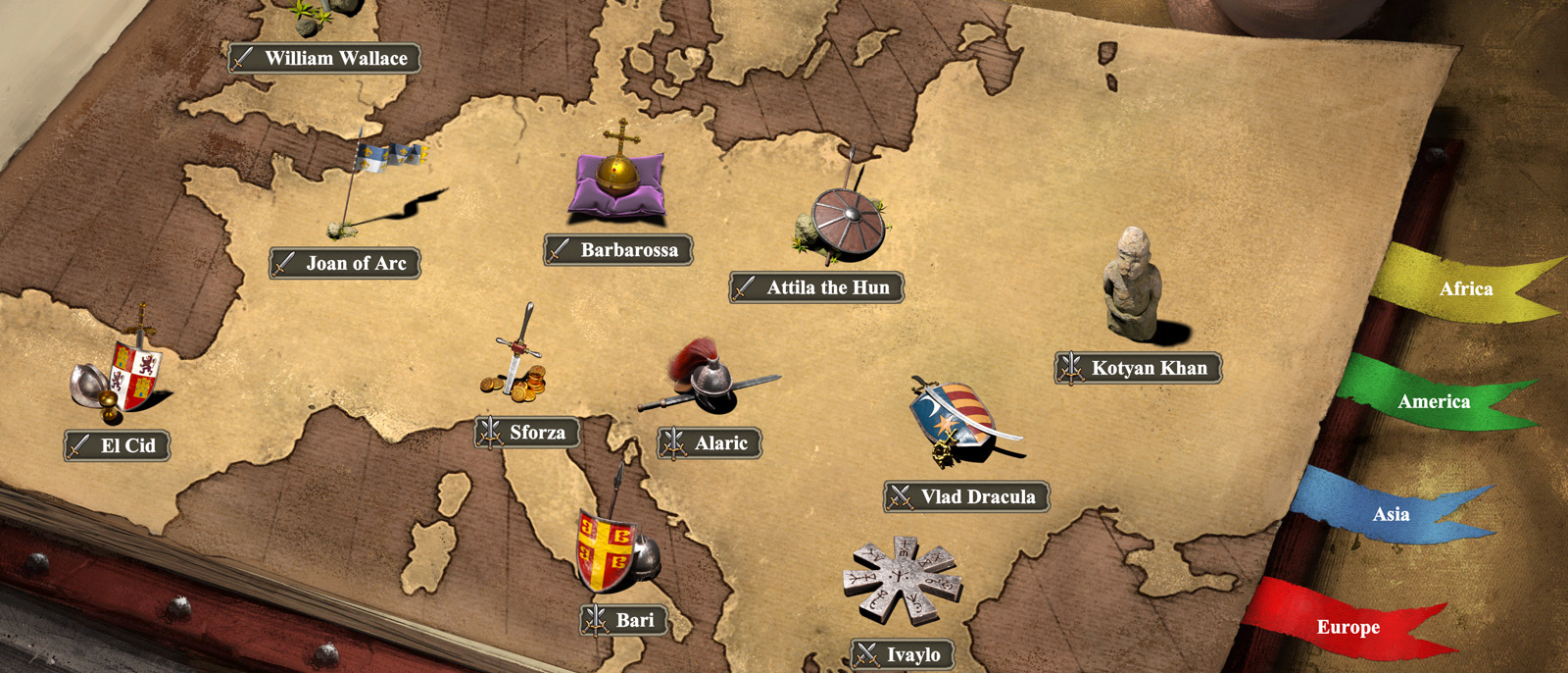 Historical Campaigns map image